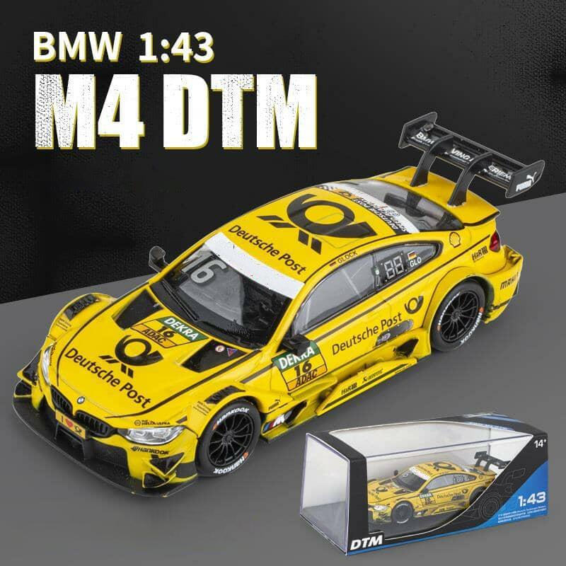 1:43 M4 DTM With Display Box Alloy Car Diecasts & Toy Vehicles Car Model Miniature Scale Model Car For Children