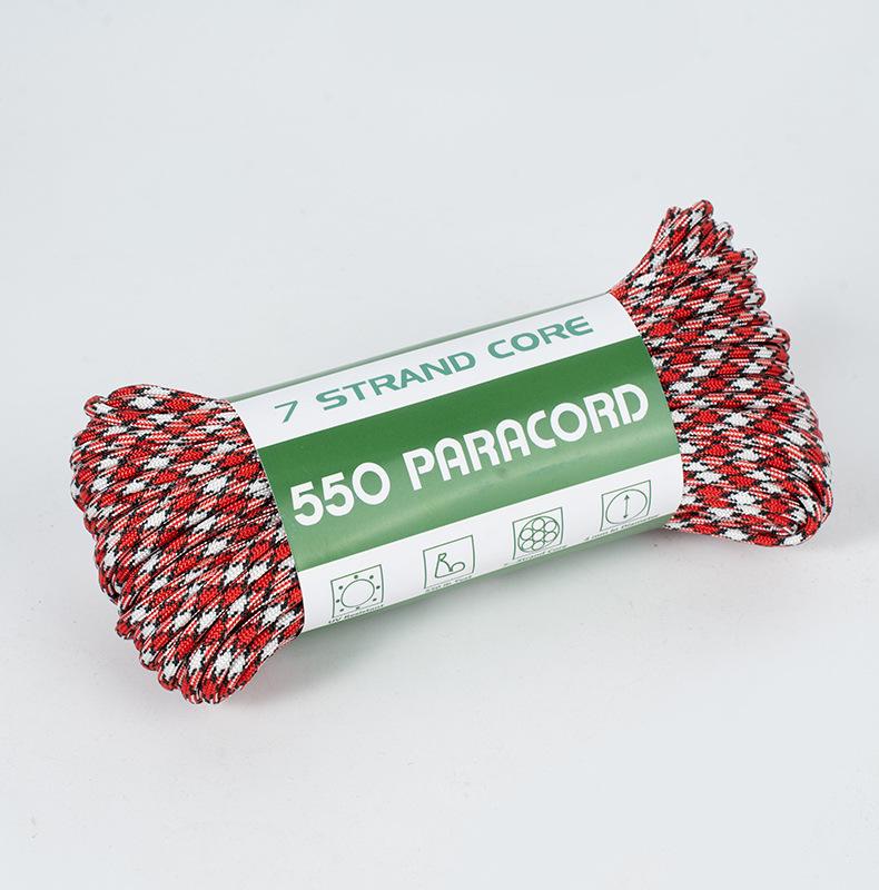 4 мм 7-жильный сердечник 550 Полиэстер DIY Ручная работа Плетеная веревка для браслета Ювелирные изделия Сырье Брелок Подвеска для телефона Фурнитура Нейлоновая веревка