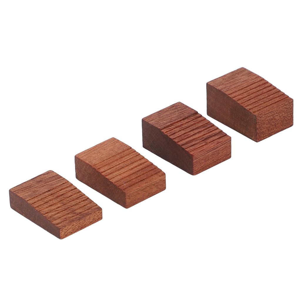 4PCS Floating Tremolo Set Up Block 4 Sizes Mahogany Wood Bridge Floating Tremolo Stopper