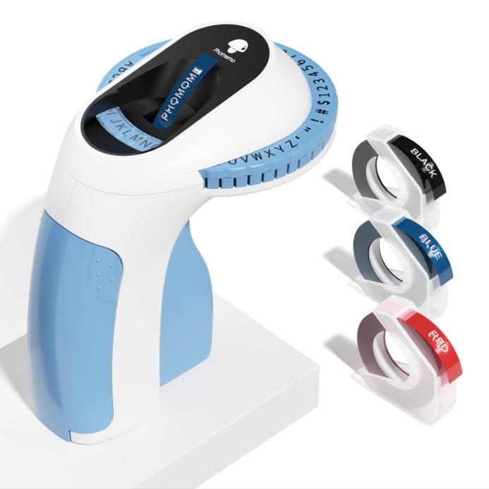 Портативный ручной ретро-принтер для тиснения этикеток Phomemo (Не требуется электричество)