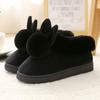 Cozy Women Bunny Rabbit Plush Slippers With Soft Antiskid Sole For Winter Warmth