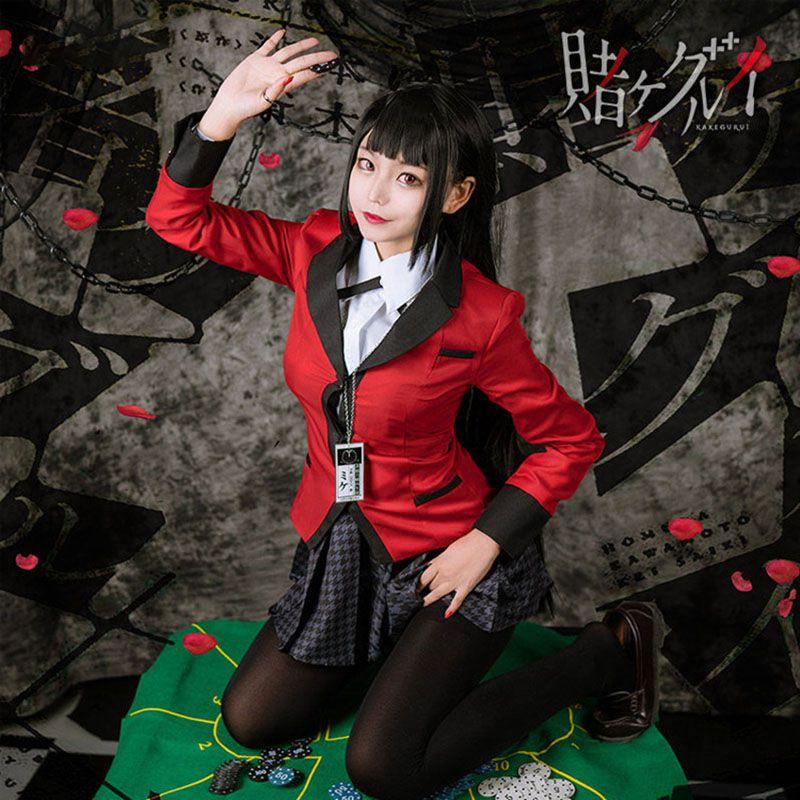 Изысканный костюм Джабами Юмеко из Kakegurui с идеальными швами для Хэллоуина
