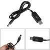 USB-преобразователь напряжения в DC5521 9V Кабель для светодиодных ламп и роутеров Штекеры 5.5x2.1 мм Кабель питания USB 100 см