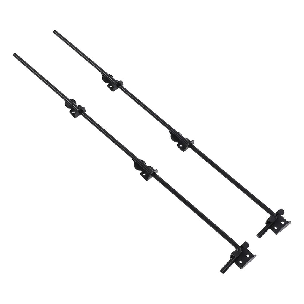 2Pcs Cane Bolts Heavy Duty Drop Rod 36in Gate Stopper Ground Latch Hardware for Wooden Fences Metal Doors