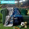 Custom Name Blanket Lions Team Blanket Bedding Blanket for Travel, Camping, Living Rooms, Offices, Sofas, Fan Christmas gift