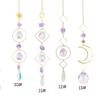 Suncatcher Crystal Wind Chimes Light Catcher Rainbow Prism Maker Chakra Crystal Hanging Pendant Window Home Garden Decoration