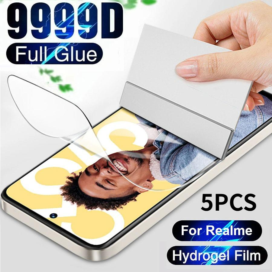 Для Realme Note 60 60x 50 C75 C75x C67 C55 C65 C63 C61 C53 C51 C35 C30s C31 C33 C25s C21Y C25Y C12 C11 2021Мягкая гидрогелевая защитная пленка для экрана