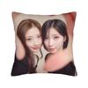 Подушка с принтом группы Babymonsters в стиле K-pop, чехол из мягкой ткани, декоративная наволочка для подушки, домашняя, квадратная, 40*40 см