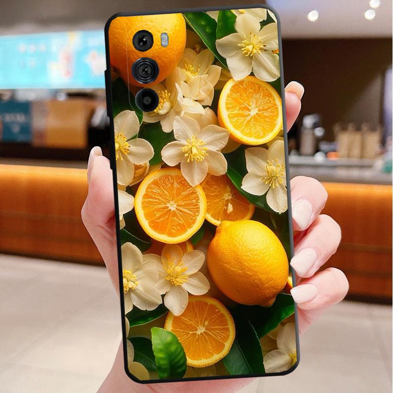 Летний Фруктовый Лимонный Чехол Для Телефона Для Motorola Edge 50 40 Pro 60 50 40 30 Ultra Neo Fusion Moto G Play G Stylus G Power G 2025