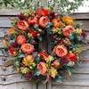 Eye-catching Thanksgiving Day Christmas Wreath Ornament For Home Decoration