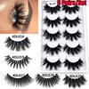Makeup Tools Wispies Fluffy Eye Lash Extension False Eyelashes Full Volume Thick 4D  Faux Mink Hair