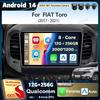 Android 14 Car Radio For FIAT Toro 2017 2018 - 2021 Player Multimedia GPS Navigation Stereo CarPlay Auto Video 5GWIFI+4G BT DSP