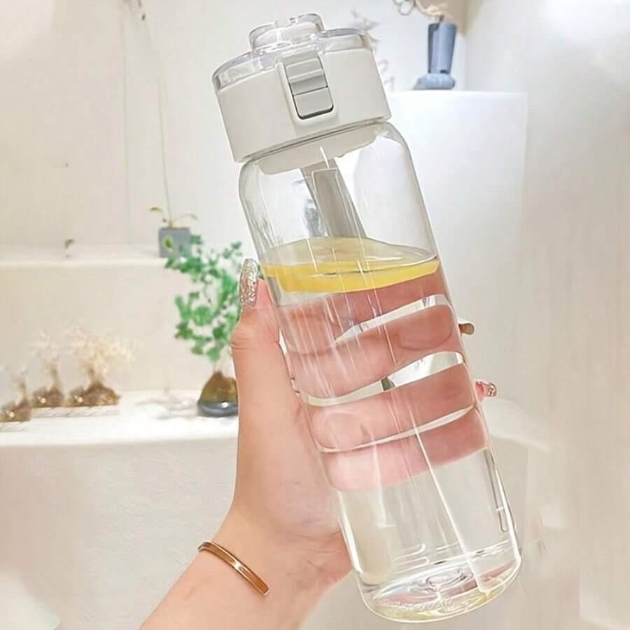 Muji Спортивная прозрачная бутылка для воды большой емкости для фитнеса, для улицы, путешествий и офиса