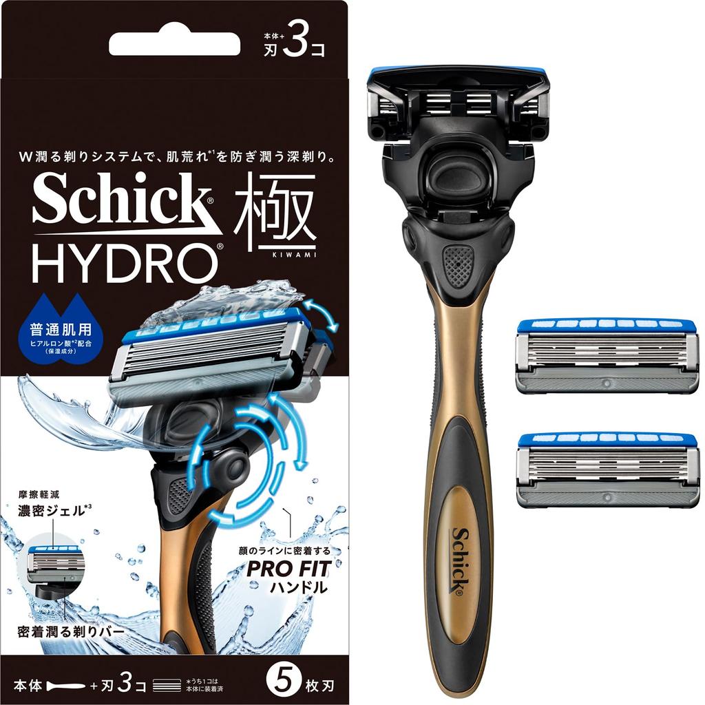 Schick Держатель для бритвы Hydro Extreme 3 для нормальной кожи (Корпус + Лезвия) - Мужской