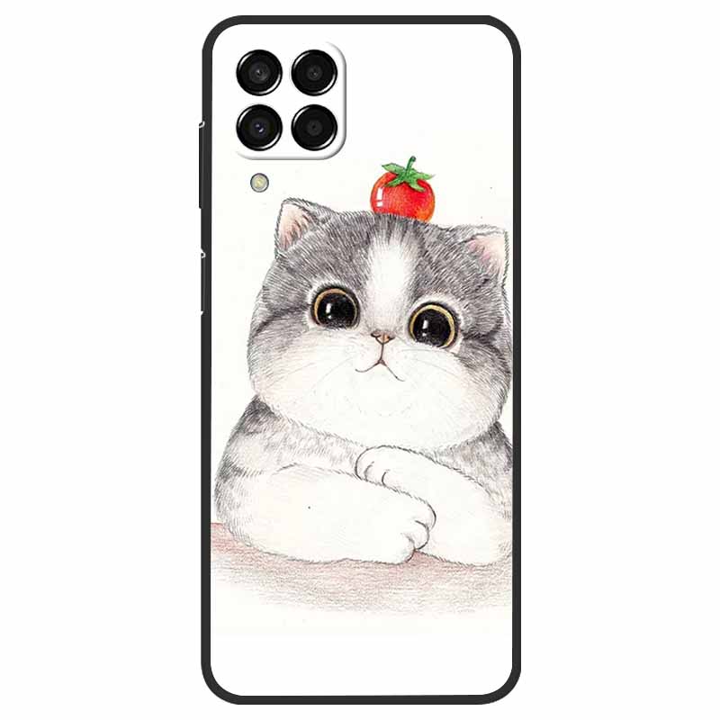 Чехол для Samsung Galaxy M33 / M53 Мраморный Мягкий Силиконовый Задний Чехол для Samsung M53 2022 Fundas Чехол M 33 53 5G Чехол для Телефона Coque