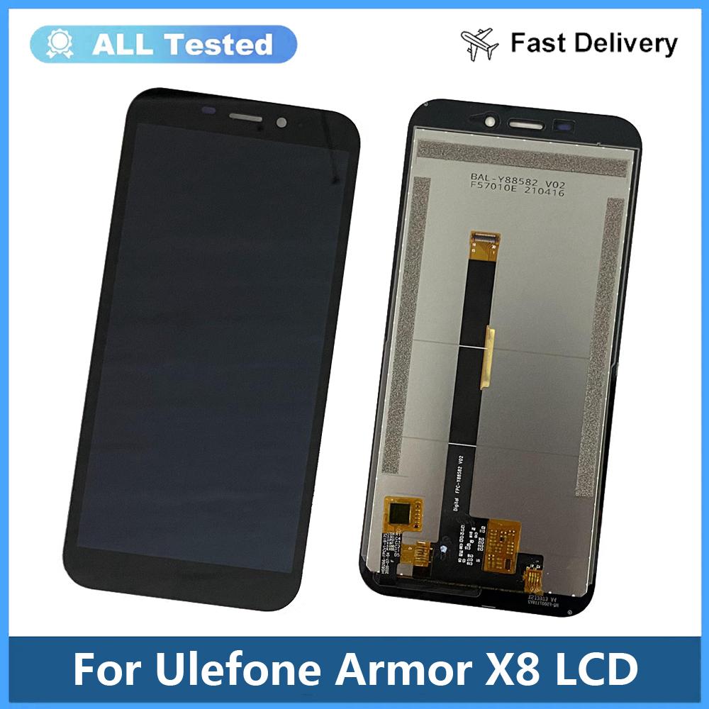 Полная сборка LCD-экрана и сенсорного стекла для Ulefone Armor X8 X8i