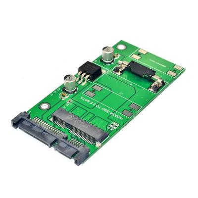 Карта-адаптер mSATA to SATA 3.0 SSD для твердотельных накопителей