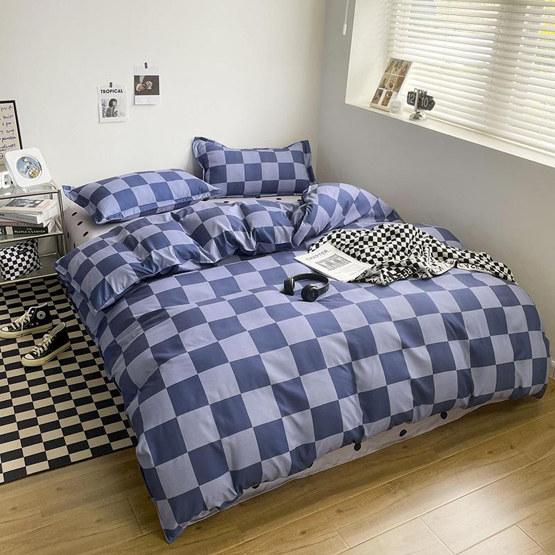 Простыня из стираного хлопка, пододеяльник, наволочка