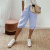 Womens Linen Shorts High Waisted Casual Shorts Drawstring Shorts With Pockets