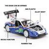 Porsche 911 GT3 RSR Match Version Моделирование Литые игрушечные машинки Звуки и свет Инерционный автомобиль 1:32 Сплавная Модель Суперкара