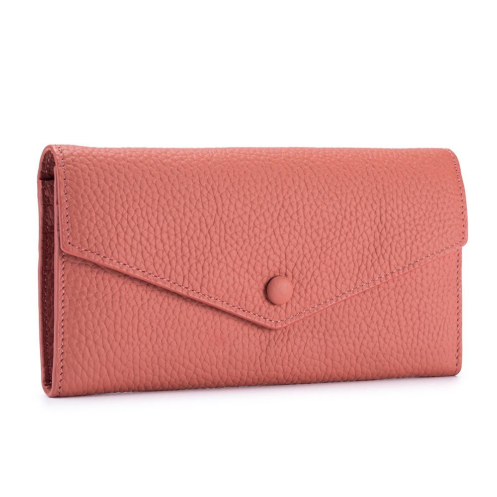 New Long Wallet, Multi-functional Clutch Bag, Mobile Phone Wallet, Soft Leather, Simple Temperament Wallet, Large Capacity