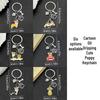 Мультяшный брелок для ключей с собакой корги: Милый Рюкзак и Подвеска-Машинка для Пар