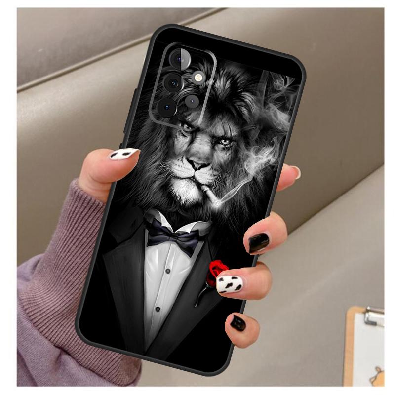 Man Suit Shirt Tie Case For Samsung Galaxy A34 A54 A14 A06 A16 A26 A36 A56 A12 A32 A52 A13 A33 A53 A15 A35 A55