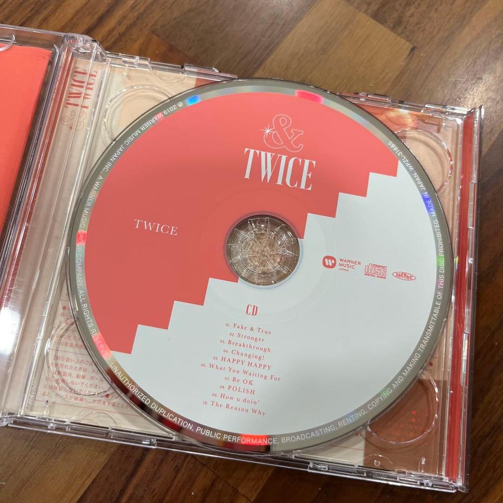 [USED] &TWICE LIVE DVD included, 2-disc set