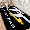 Motorcycle I-Isle Of Man TT Room Mats Anti-slip Absorb Water Long Strip Cushion Bedroon Mat Household Carpets