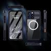 SHELLBOX For iPhone 16 Pro Max Case Compatible with MagSafe IP68 Waterproof Clear Phone Cover