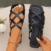 Fashion Summer Slides Women 2024 New Hollow and Breathable Women's Square Toe Slippers Lightweight and Comfortable Beach Sandals