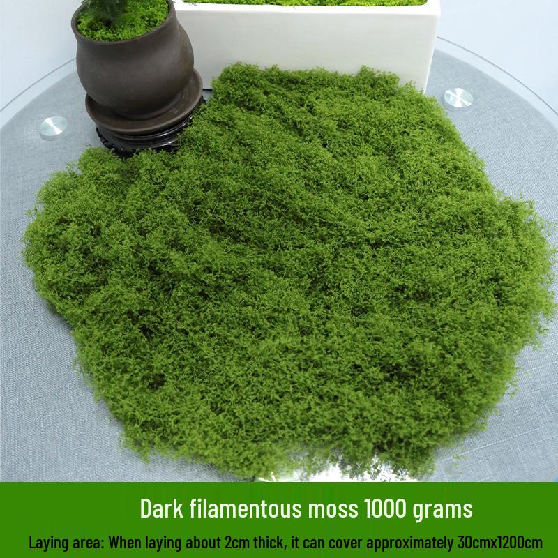 Искусственный мох, шелковистая трава, газон для ландшафтного дизайна и декора