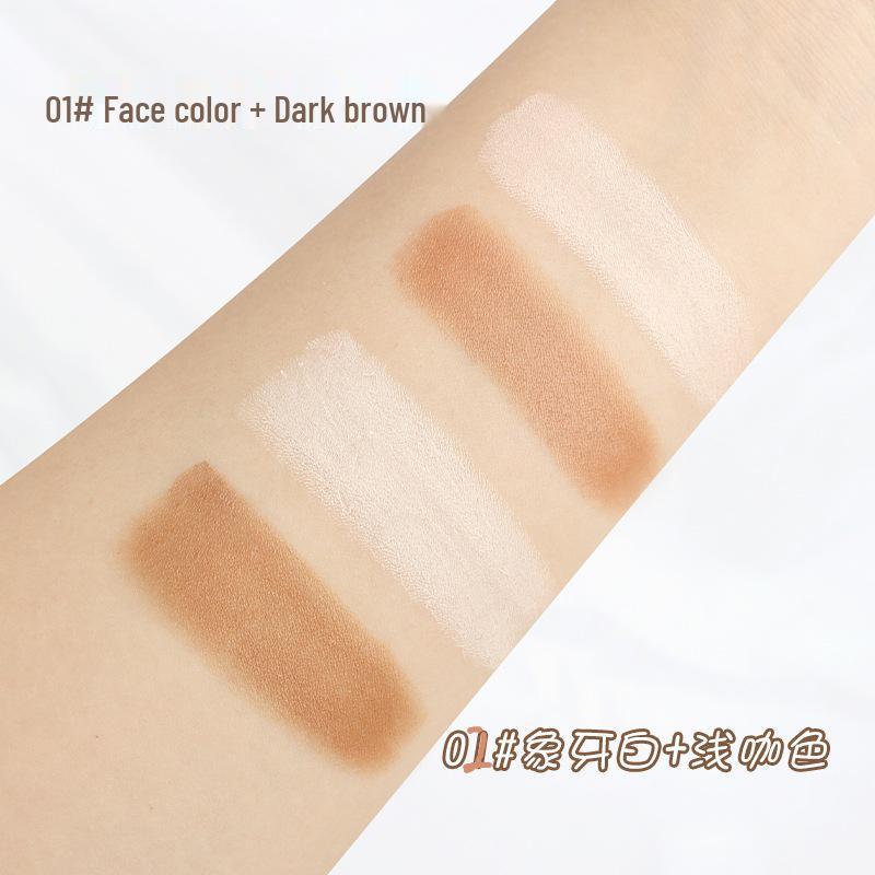 Dual-Ended Contour & Highlighter Stick: Nose, Face & Eye Brightening for Men & Women