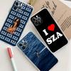 Чехол для телефона SZA SOS For IPhone 17 16 15 Plus 14 11 12 13 Mini Pro Max