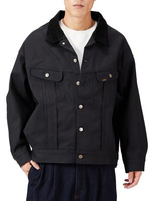 Lee Outerwear Оверсайз Джинсовая Куртка Storm Rider Черная Размер S [Официальный] Куртка, Мужская, Джинсовая,