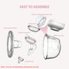 Electric Breast Pump Replacement Accessory Includes 2 Pcs Connector Soft Food-Grade Silicone for THE INS Wearable Breast Pump