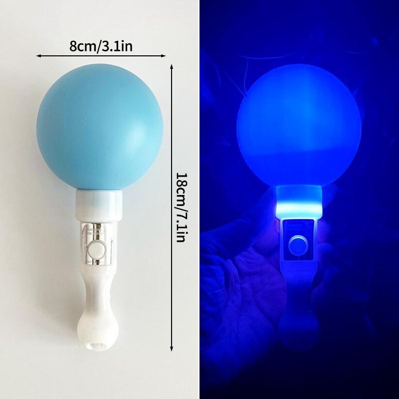 Kpop Concert Support Sticks Heart Star Shaped Lightstick Luminous Idol Support Rods Flash Sticks Birthday Wedding Party Supplies