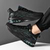Men's Casual Actual Sports Shoes Breathable Mesh Cloth Lightweight Air Cushion Shock Absorbing Rebound Large Size Running Shoes