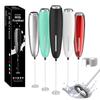 Handheld Milk Frother Battery Operated Electric Foam Maker Mixer For Drink Coffee Egg Beater Kitchen Tool