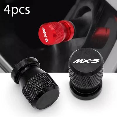 Для Mazda MX5 MX-5 ND RF MIATA Украшение автомобиля Пылезащитные Водонепроницаемые Колпачки на вентили шин автомобильных колес Защитные колпачки штоков шин Пылезащитные Водонепроницаемые