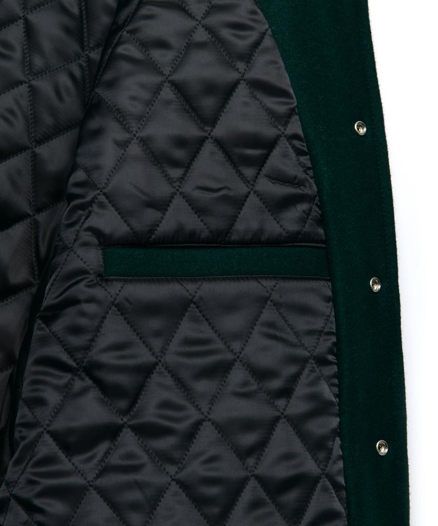 Annot [3M Thinsulate] Cosmopolitan Wool Varsity Jacket Green