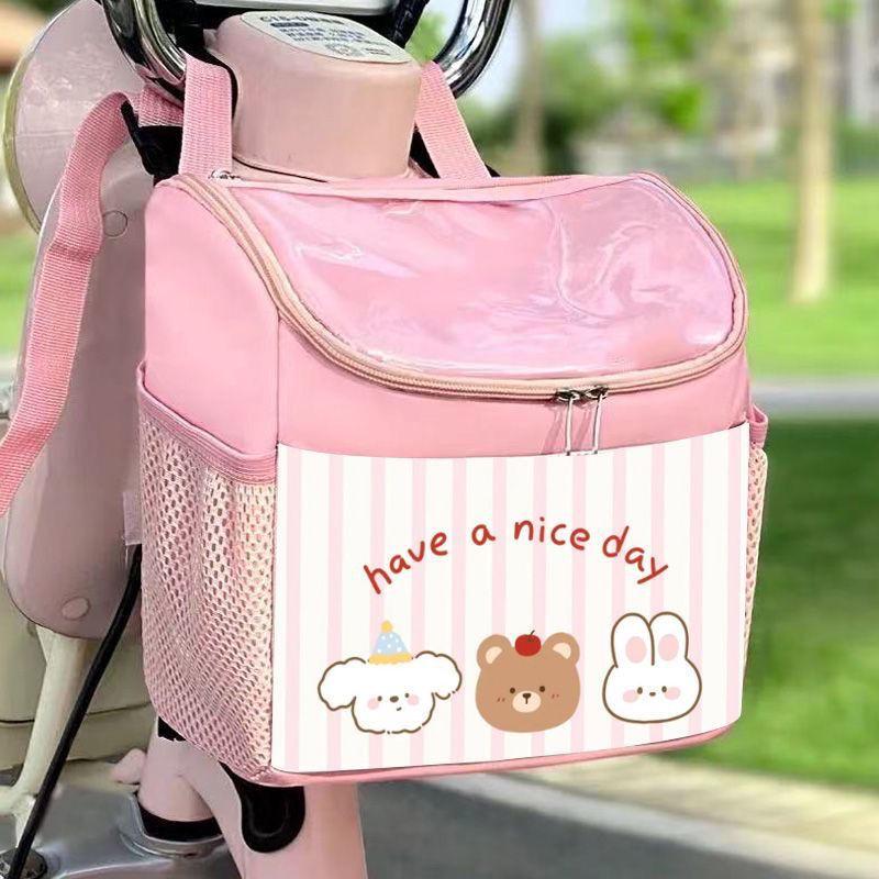 Waterproof Front Hanging Storage Bag for Electric Vehicles and Bicycles