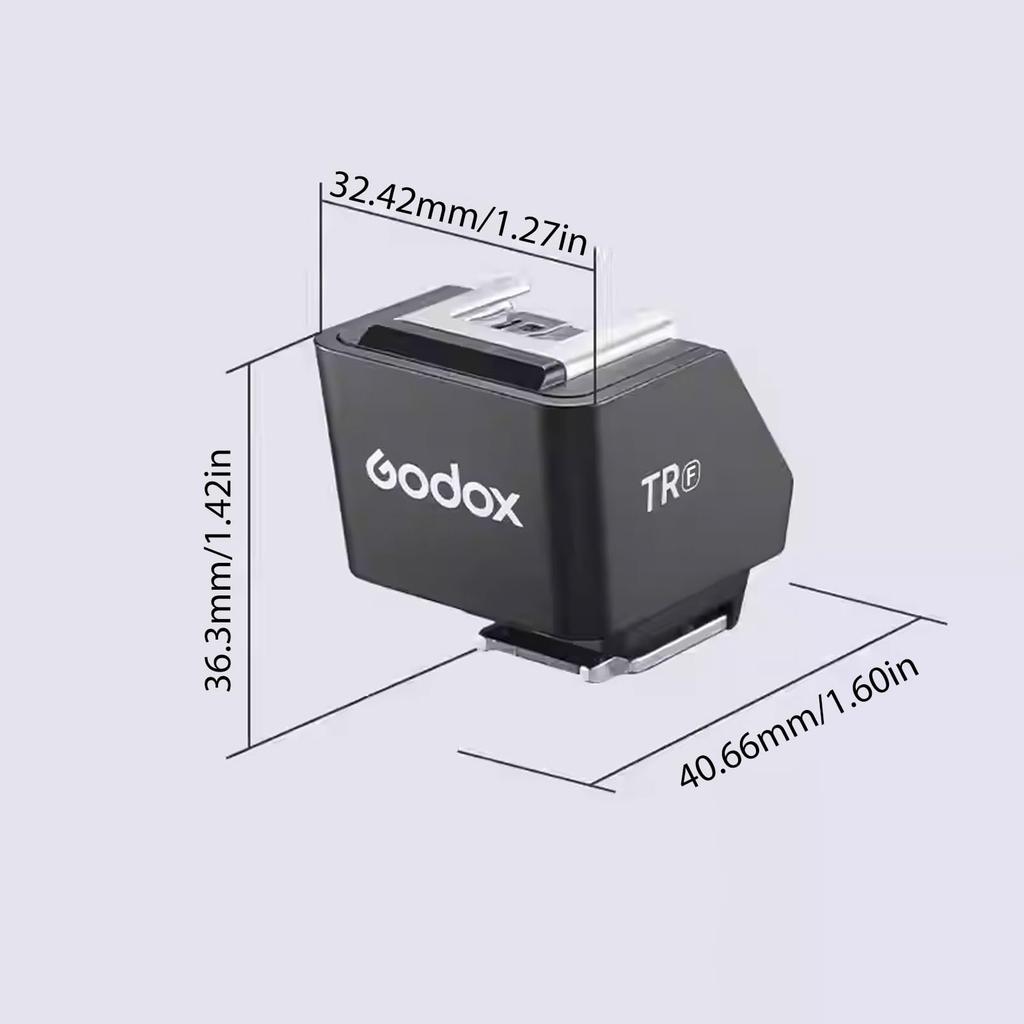 GODOX TTL Hot Shoe Riser for Fujifilm Camera 30mm Hot Shoe Compatible with GODOX Camera Flashes TR-F Flashes, Height-Rising Adapter,
