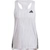 Logo Slim Fit Sleeveless Tank Top Women Tops White JC7667