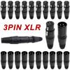 2/8/20 шт. 3-контактная гнездовая розетка Cannon XLR-разъем для микрофона, аудиомикшера, усилителей, звука