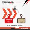 Top Brake Disc Road Bike Brake Pads for Shimano XTR-M9100, Dura Ace R9170, GRX RX400, BR RS305, 405, 505, 805, Tektro HD-R310/R510, TRP-Hylex, Flat Mo