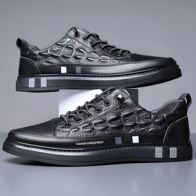 Роскошные мужские повседневные туфли ручной работы, модные высококачественные кроссовки, новые дизайнерские прогулочные туфли на шнуровке для мужчин, деловые белые туфли