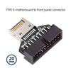 Xiwai USB Type E IDC разъем передней панели разъем для USB 20-контактный разъем адаптер расширения настольная материнская плата 3.2/3.1 3.0