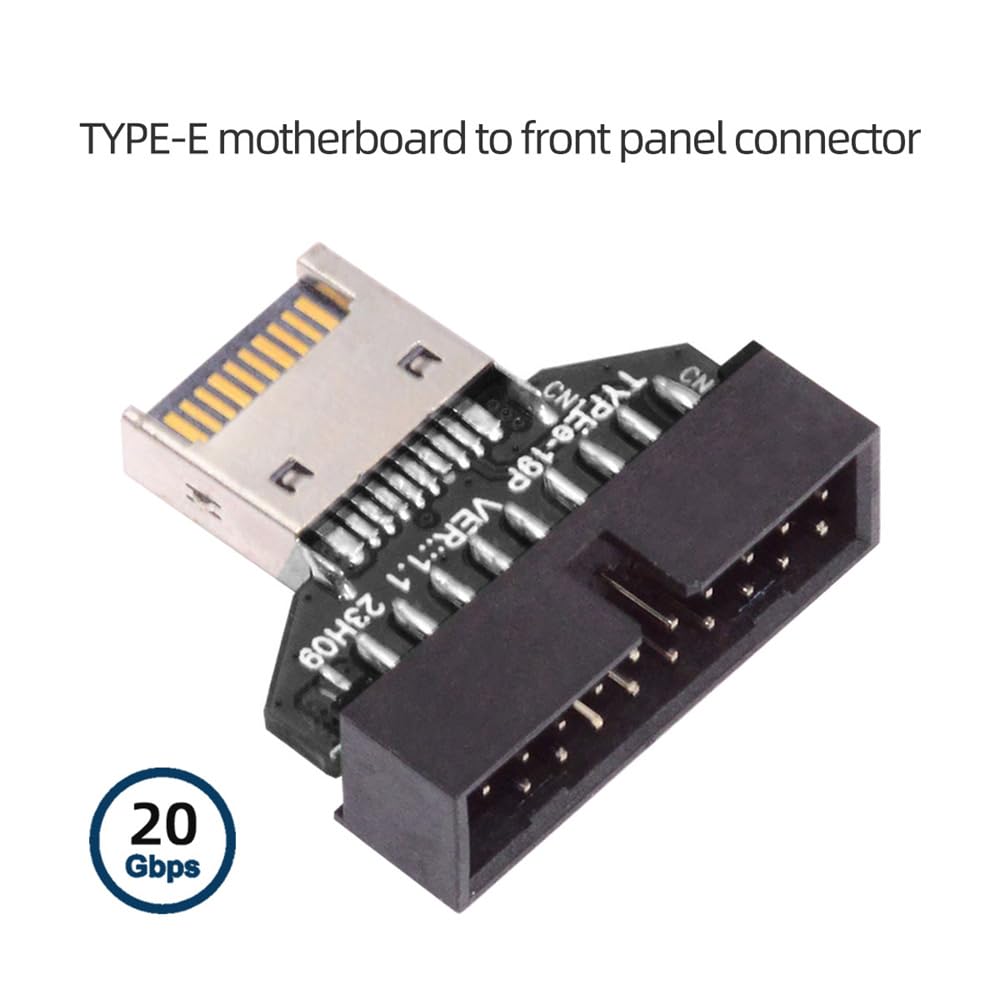 Xiwai USB Type E IDC разъем передней панели разъем для USB 20-контактный разъем адаптер расширения настольная материнская плата 3.2/3.1 3.0