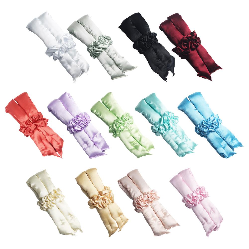 Спортивные мягкие бигуди для волос без нагрева, локоны, повязка на голову, ленивые щипцы для завивки во сне, женские волнообразные бигуди из шелка и сатина без нагрева, волшебные бигуди для волос